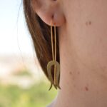 El Yapımı Tasarım Küpe - 50621-AGKP - Görsel 2