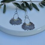 El Yapımı Tasarım Küpe - 50643-AGKP