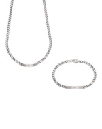 Emporio Armani Erkek Kolye ve Bileklik Seti - AJEGS2856-040