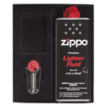 Zippo Çakmak Hediye Kutusu + Benzini + Taş Seti (Z-50RE4)