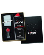 Zippo Çakmak Hediye Kutusu + Benzini + Taş Seti (Z-50RE4) - Görsel 2
