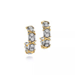 Swarovski Taşlı  Küpe 925 Ayar Gümüş