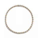 Swarovski Taşlı  Gerdanlık Kolye 925 Ayar Gümüş