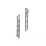 Swarovski Taşlı  Küpe 925 Ayar Gümüş