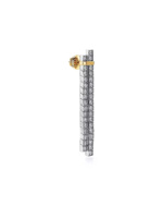 Swarovski Taşlı  Küpe 925 Ayar Gümüş - Görsel 3